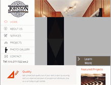 Tablet Screenshot of afjohnsonmillwork.com